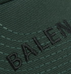 Balenciaga - Logo-Embroidered Cotton-Twill Baseball Cap - Men - Green