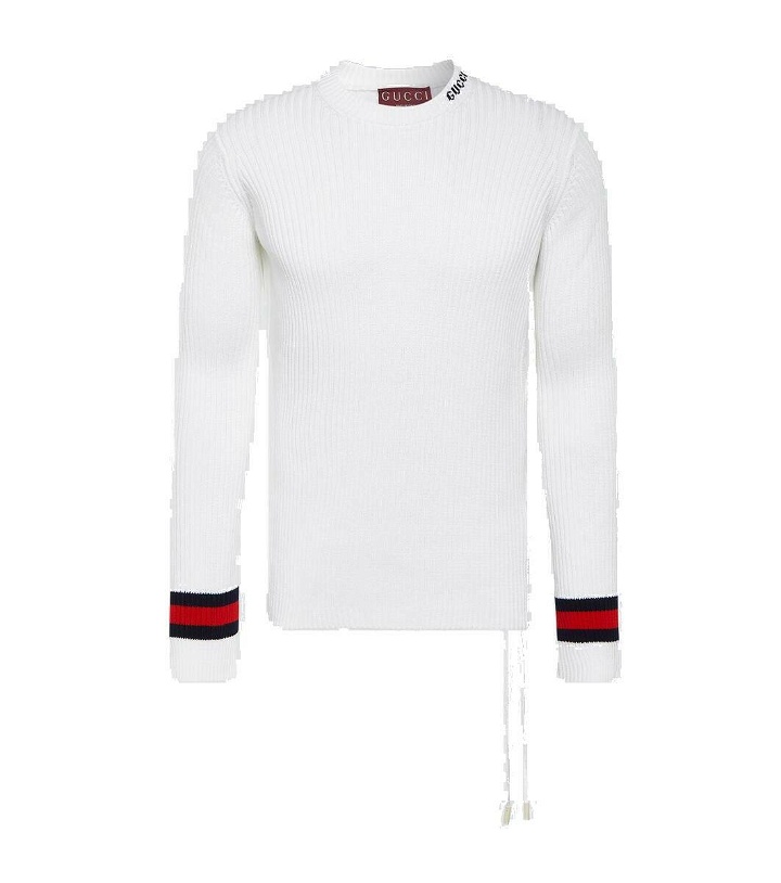 Photo: Gucci Ribbed-knit cotton sweater