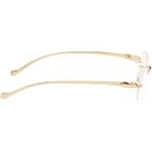 Cartier Gold Rimless Panther Glasses