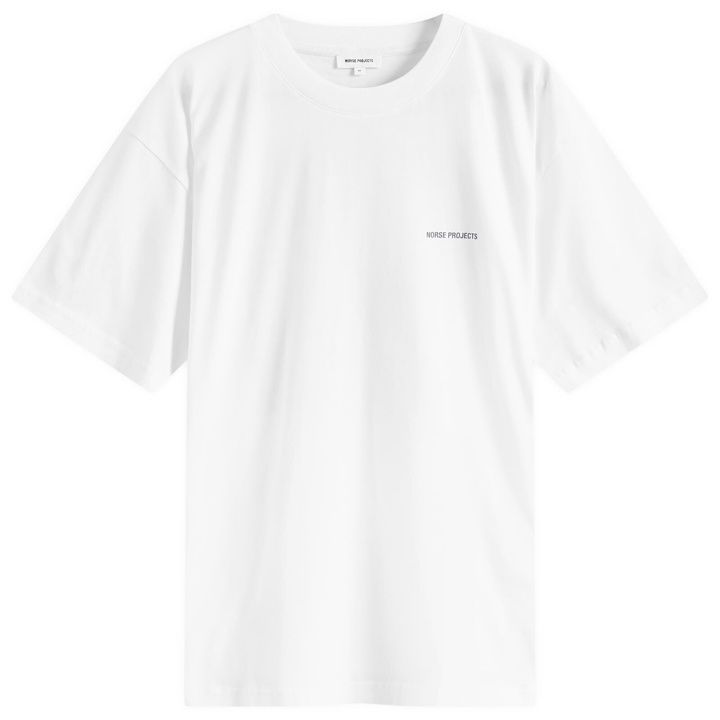 Photo: Norse Projects Men's Simon Loose Organic Untitled T-Shirt in White