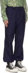 NEEDLES Navy String Fatigue Trousers