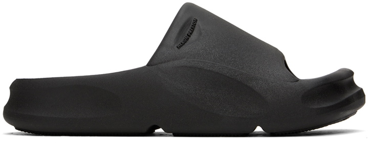 Photo: Heron Preston Black Eco Slides