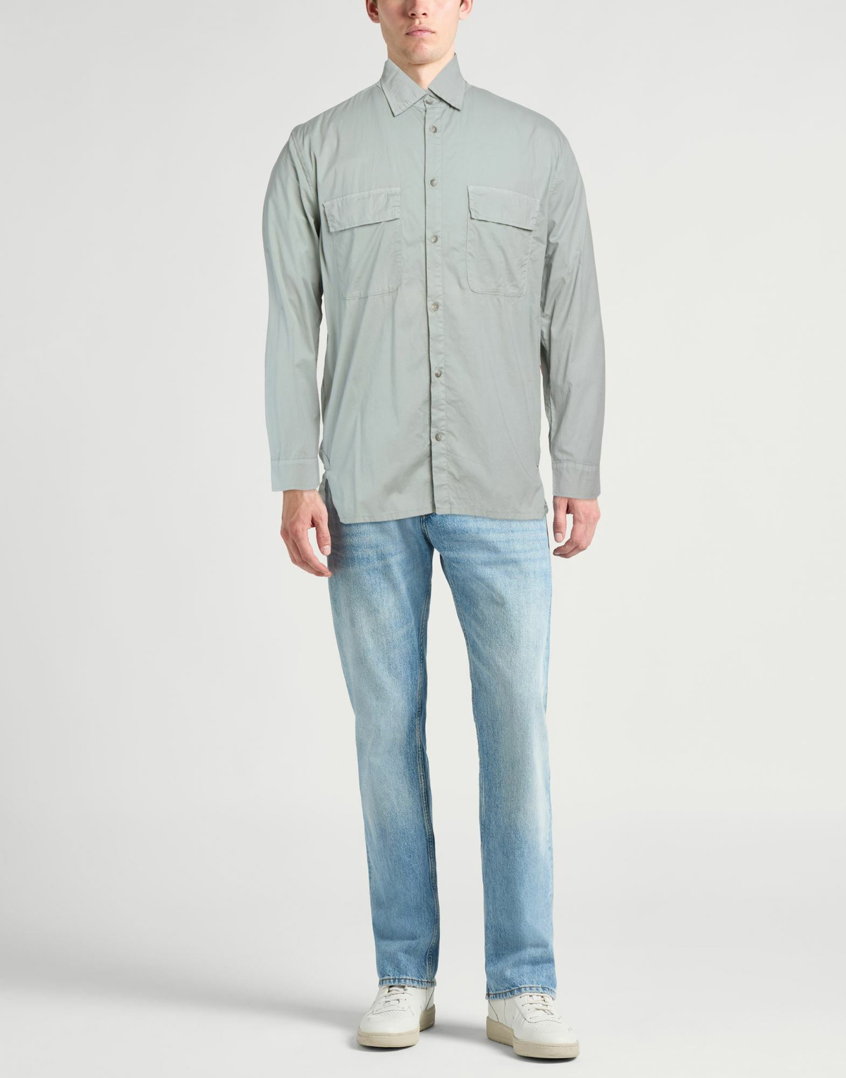 Crossley Mens Shirt in Grey