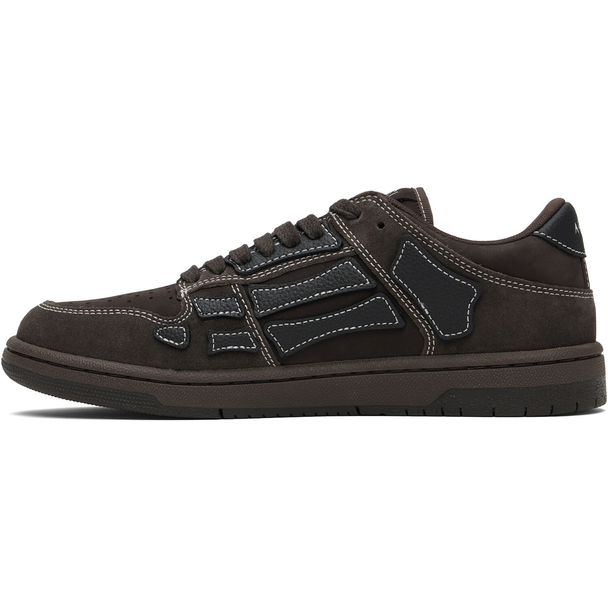 AMIRI Brown Skel Top Low Sneakers