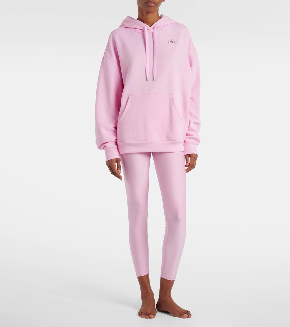Alo Yoga Accolade cotton-blend hoodie Alo Yoga