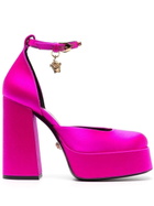 VERSACE - Satin Platform Pumps