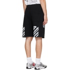 Off-White Black Motion Arrow Skate Sweat Shorts