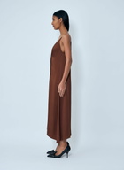 Prada Crepe Satin Midi Dress