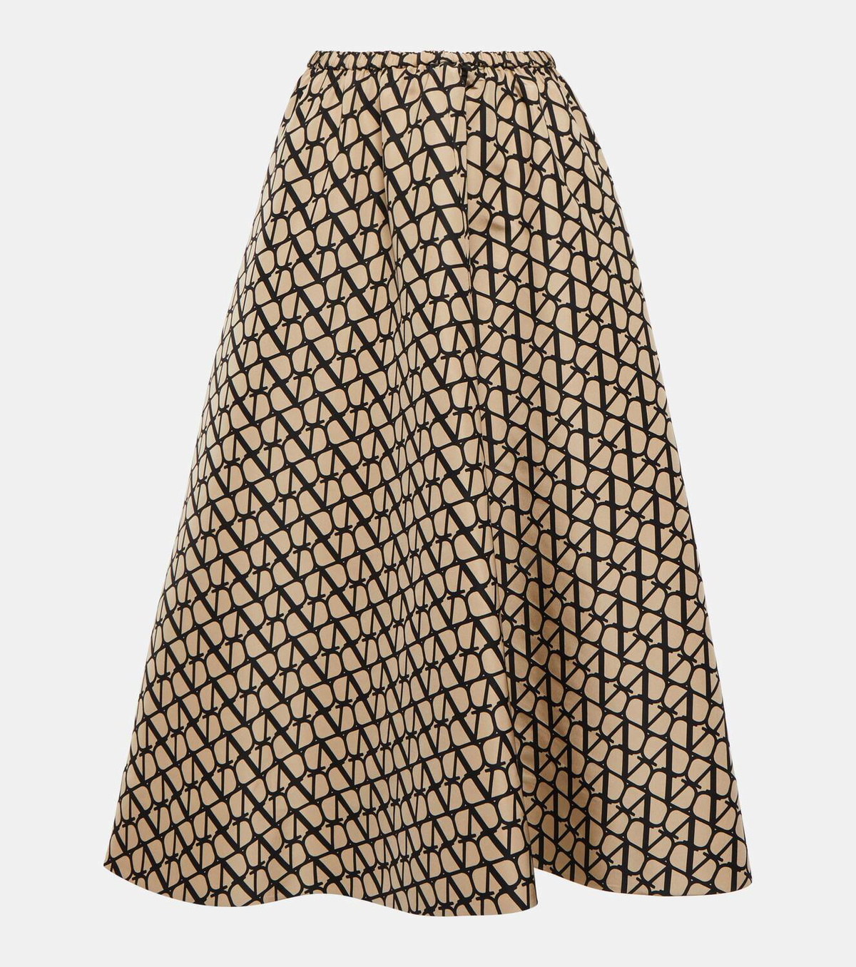 Valentino Toile Iconographe silk midi skirt Valentino