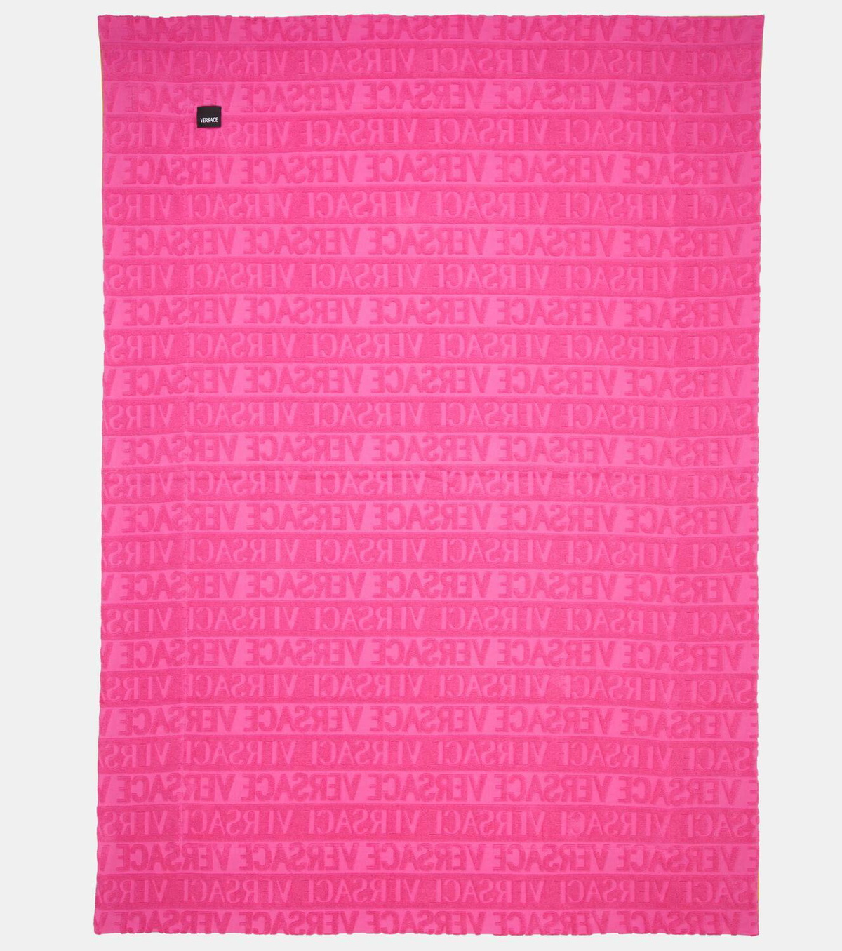 Versace Home Versace Allover cotton terry beach towel