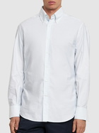 BRUNELLO CUCINELLI Striped Cotton Button Down Shirt