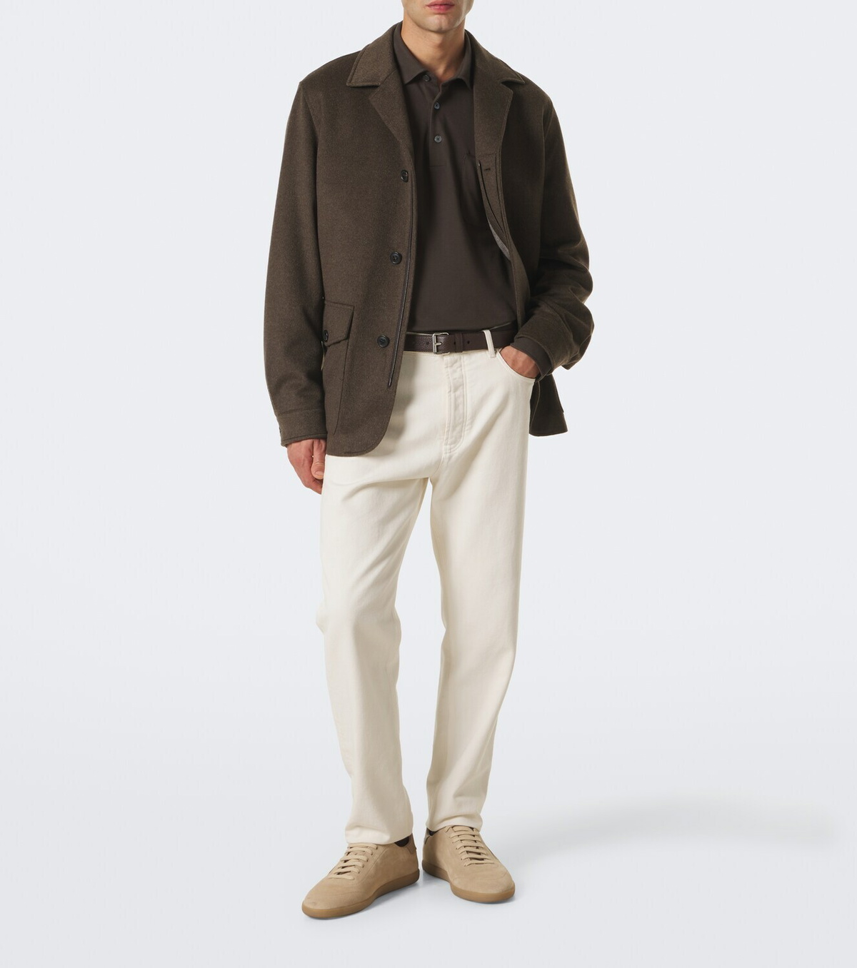 Zegna Cotton piqué polo shirt