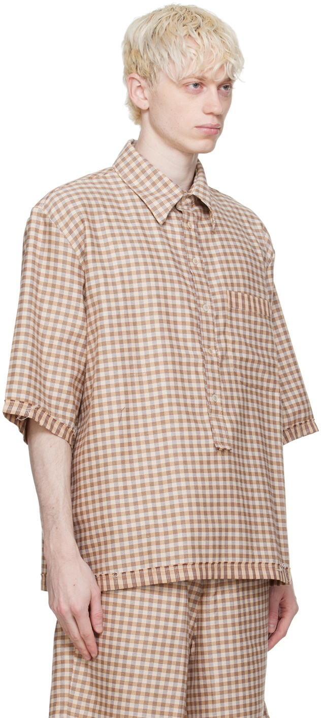 Camiel Fortgens Brown 60s Shirt Camiel Fortgens