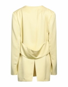 Jil Sander Womens Blazer Pastel in Yellow