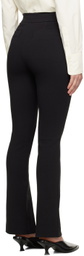 LVIR Black Slit Trousers