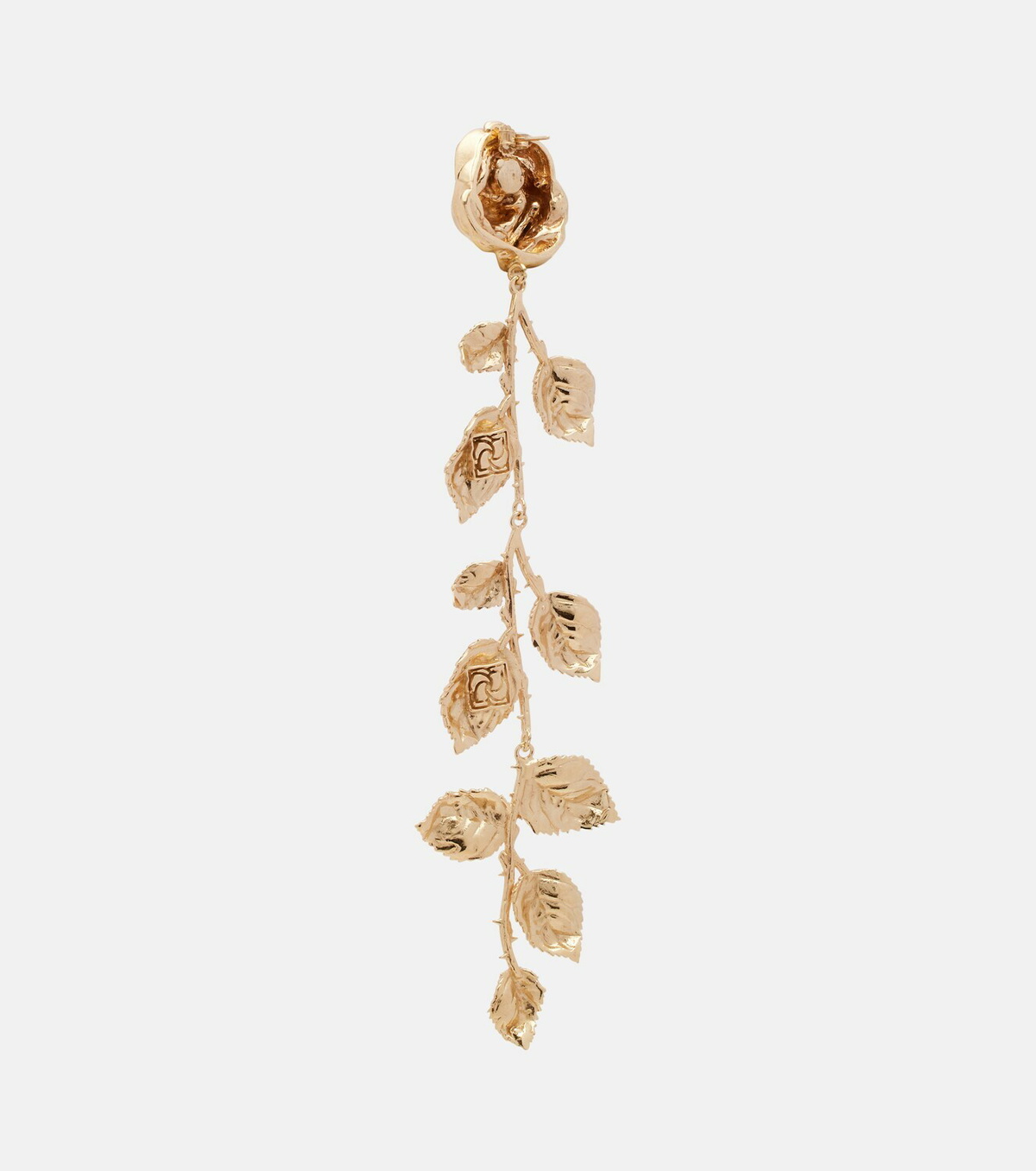 Magda Butrym Floral gold-plated drop earrings