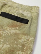 Stone Island - Straight-Leg Satin-Trimmed Camouflage-Print Shell Shorts - Neutrals