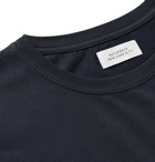Saturdays NYC - Horizon Printed Cotton-Jersey T-Shirt - Blue