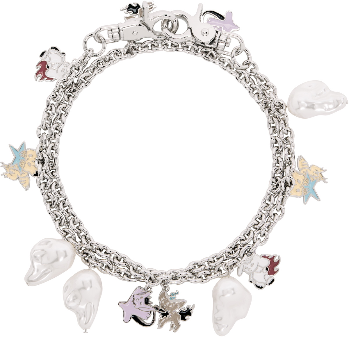 We11done Monster Charms Necklace