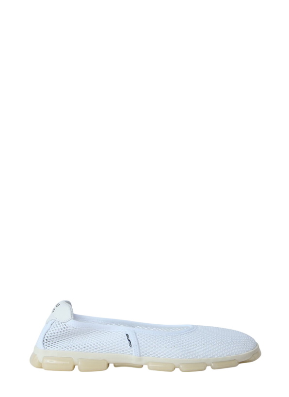 Photo: Miu Miu Mesh Slip-On Flats