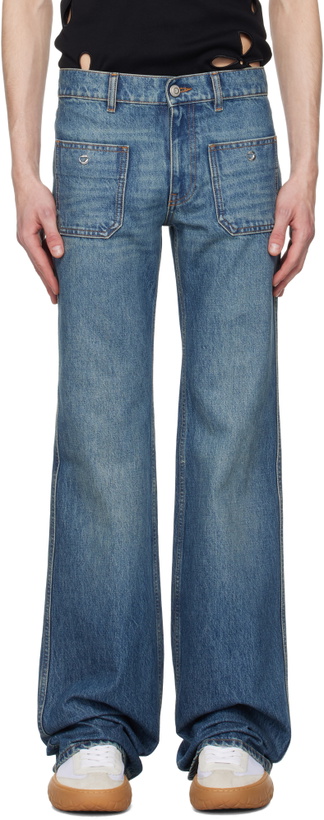 Photo: Coperni Blue Four Pocket Straight Leg Jeans