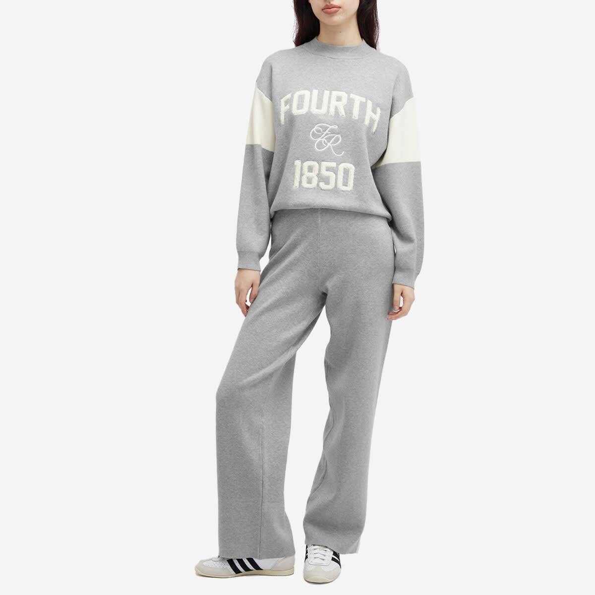 4th & Reckless Women's David Knitted Sweatpants in Grey