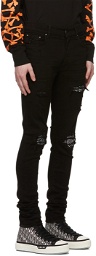 AMIRI Black Bandana Jeans
