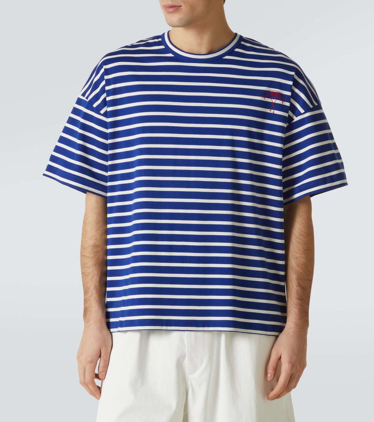 Plan C Striped cotton jersey T-shirt Plan C