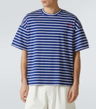 Plan C Striped cotton jersey T-shirt