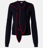 Loewe Scarf-detail wool sweater