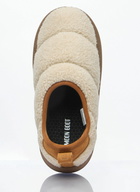 Moon Boot Park Puffer Fleece Slip-On Shoes