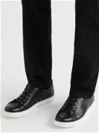 GIANVITO ROSSI - Leather Sneakers - Black - EU 40