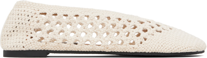 Photo: Stella McCartney Off-White Ryder Day Cotton Crochet Loafers