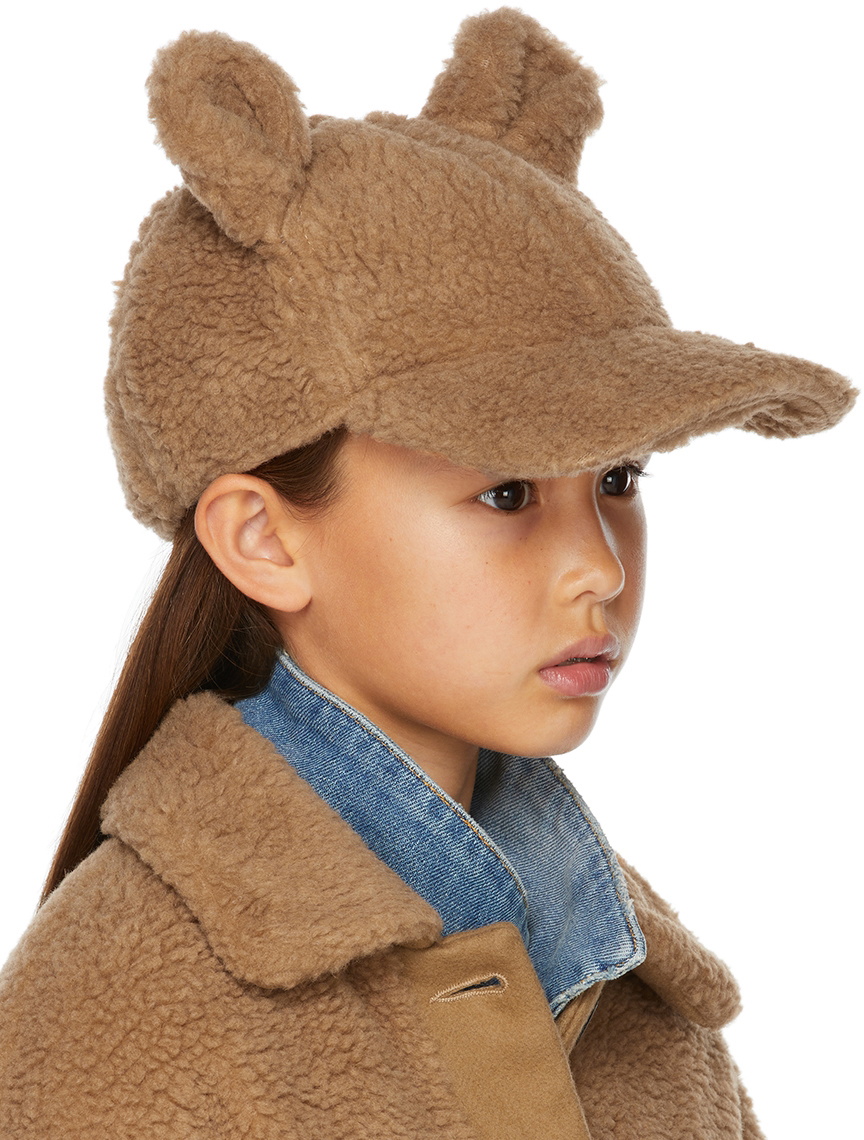 Palm Angels Kids Brown Funny Cap Palm Angels