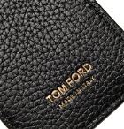 TOM FORD - Full-Grain Leather Luggage Tag - Black