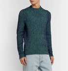 Acne Studios - Kaiser Slim-Fit Striped Knitted Sweater - Green