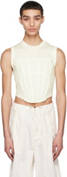 Dion Lee Off-White Corset Tank Top