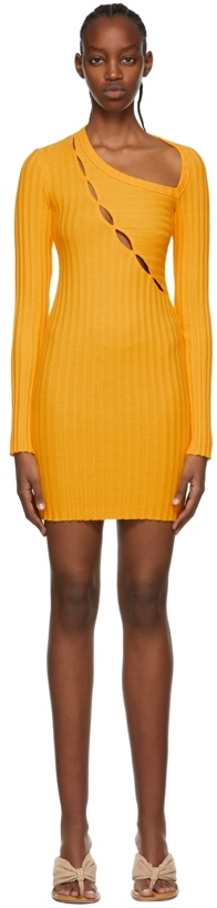 Photo: COTTON CITIZEN Yellow Capri Mini Dress