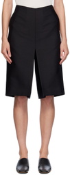 GIA STUDIOS Black Layered Shorts