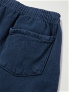 Gallery Dept. - Zuma Straight-Leg Logo-Print Cotton-Jersey Shorts - Blue