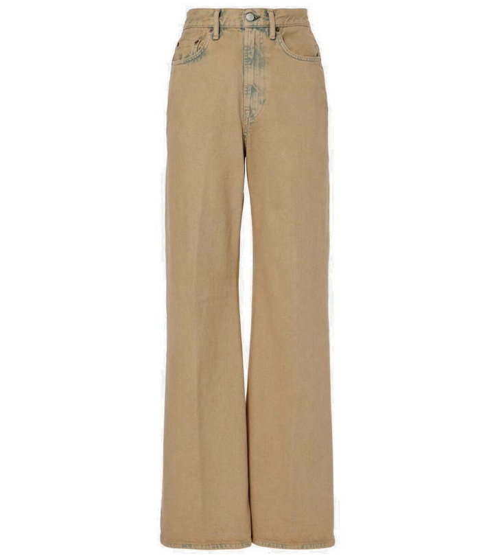 Photo: Acne Studios 2022F high-rise wide-leg jeans