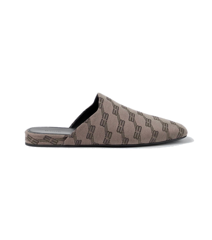 Photo: Balenciaga - Cozy BB Monogram jacquard slippers