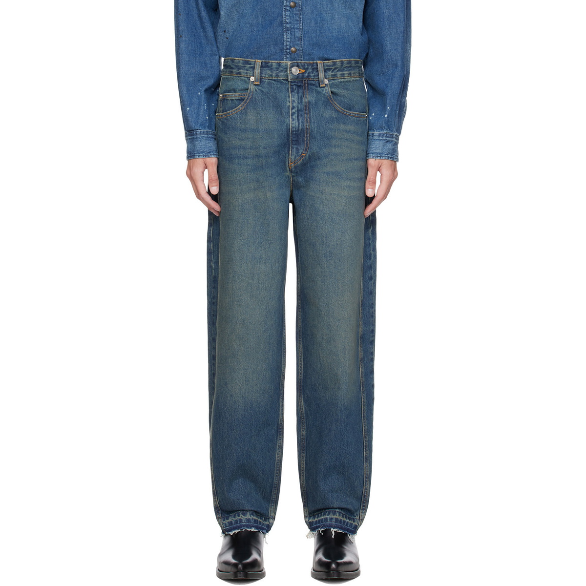 Isabel Marant Blue Jorian Jeans