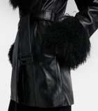 Nili Lotan Sefa belted leather jacket
