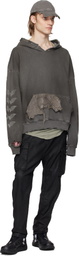 11 by Boris Bidjan Saberi Black Coated Object Cargo Pants