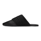 MM6 Maison Margiela Black Multi Strap Slip-On Loafers