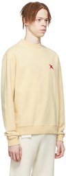 Axel Arigato Yellow Organic Cotton Sweatshirt