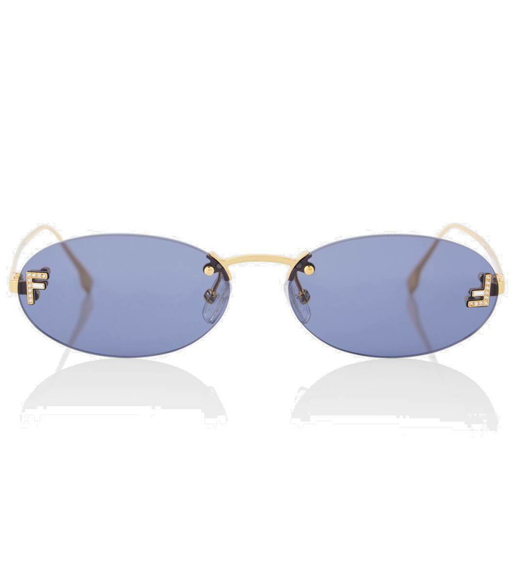 Photo: Fendi First Crystal embellished sunglasses