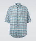 Acne Studios Plaid oversized flannel shirt