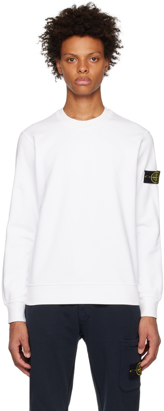 Photo: Stone Island White Patch Sweatshirt